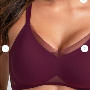 Honeylove crossover Deep Burgundy Wireless Bra